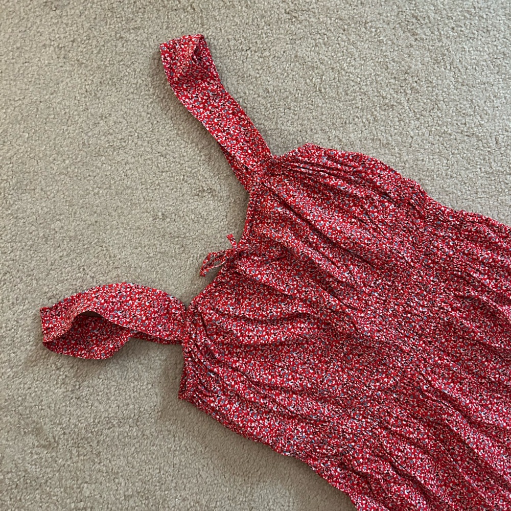 GAP Red and White Floral Dress - Picture 5 of 6